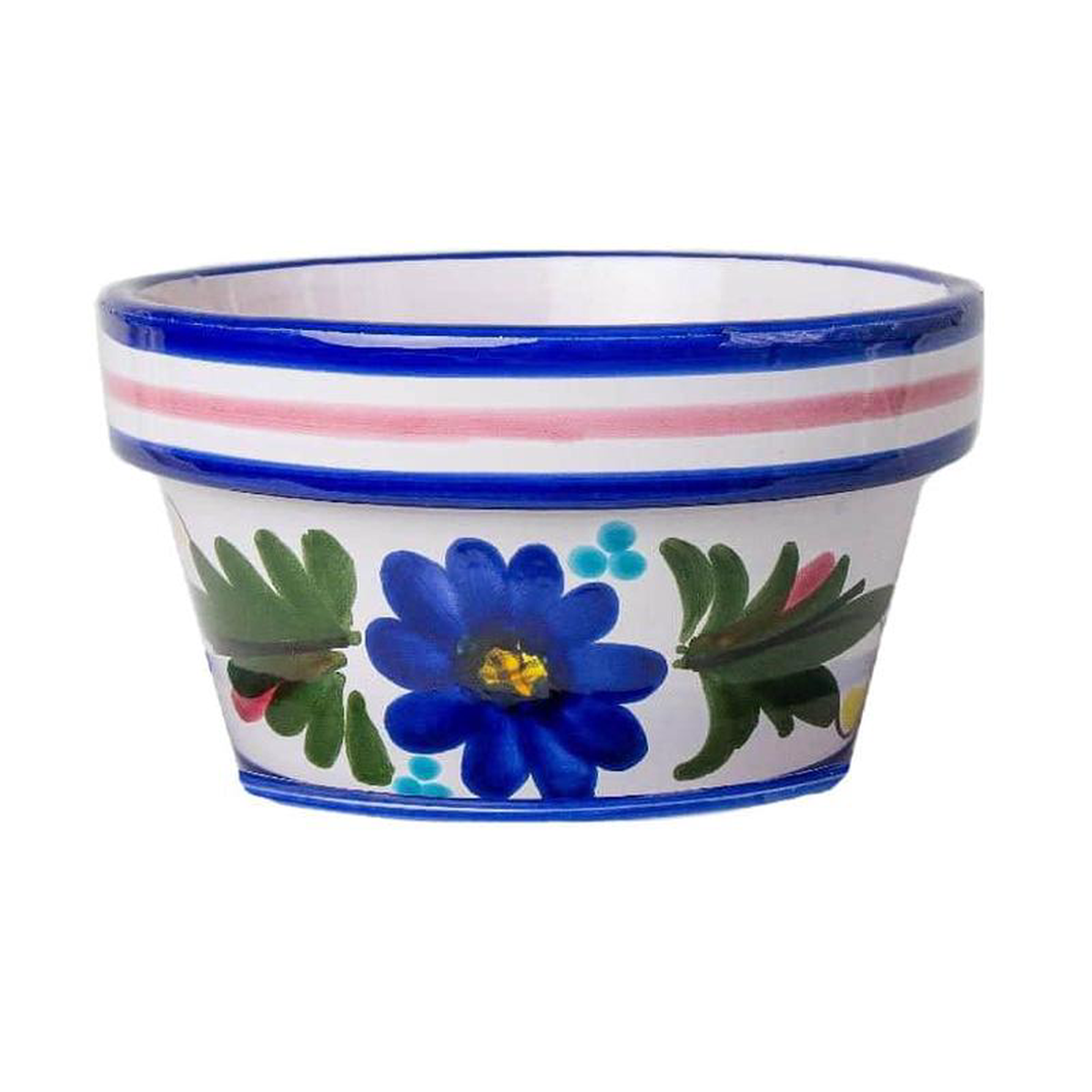 Menorquina Baja Ceramica Flor D24cm