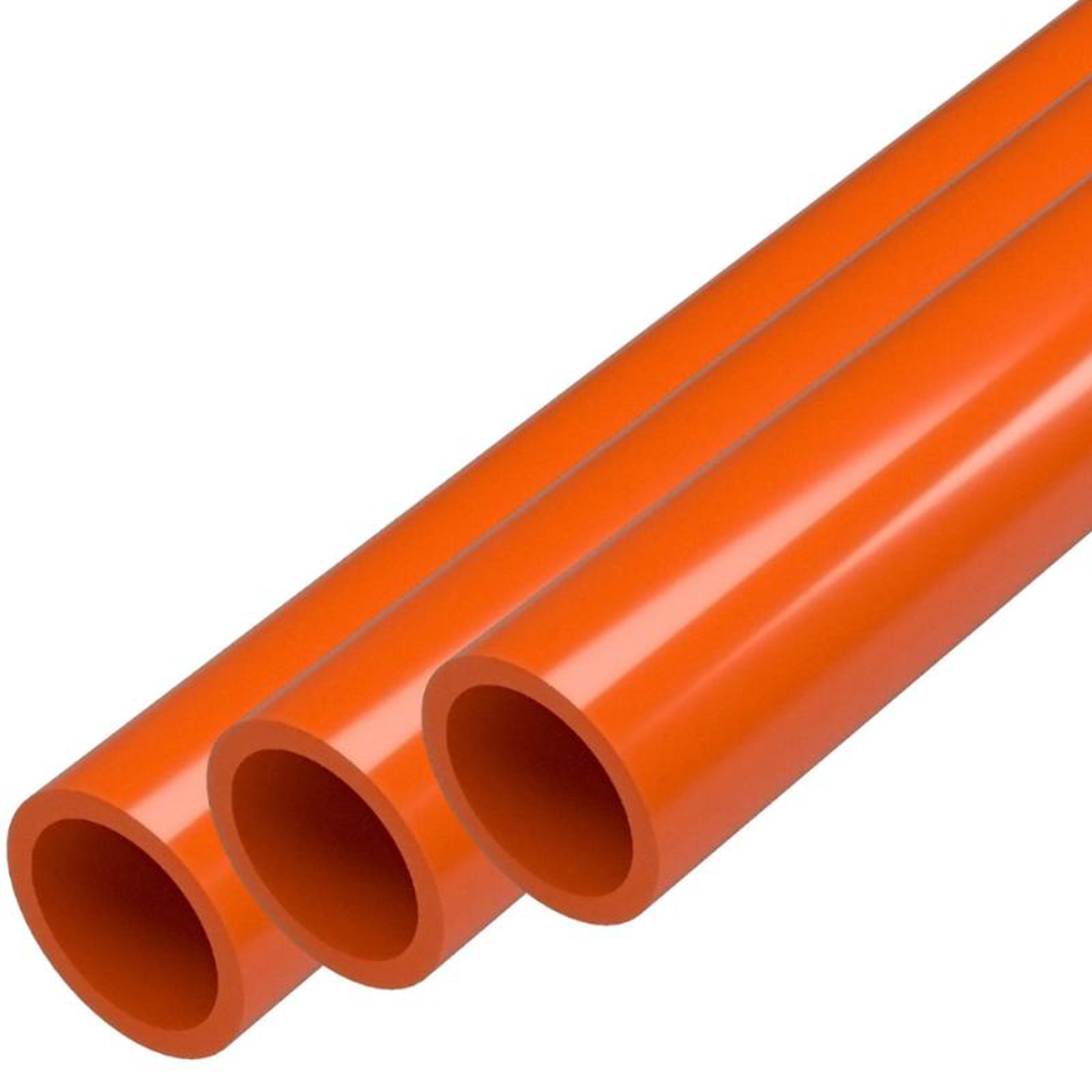 24 Inch PVC Pipe Schedule 40 8211 1 Inch Orange
