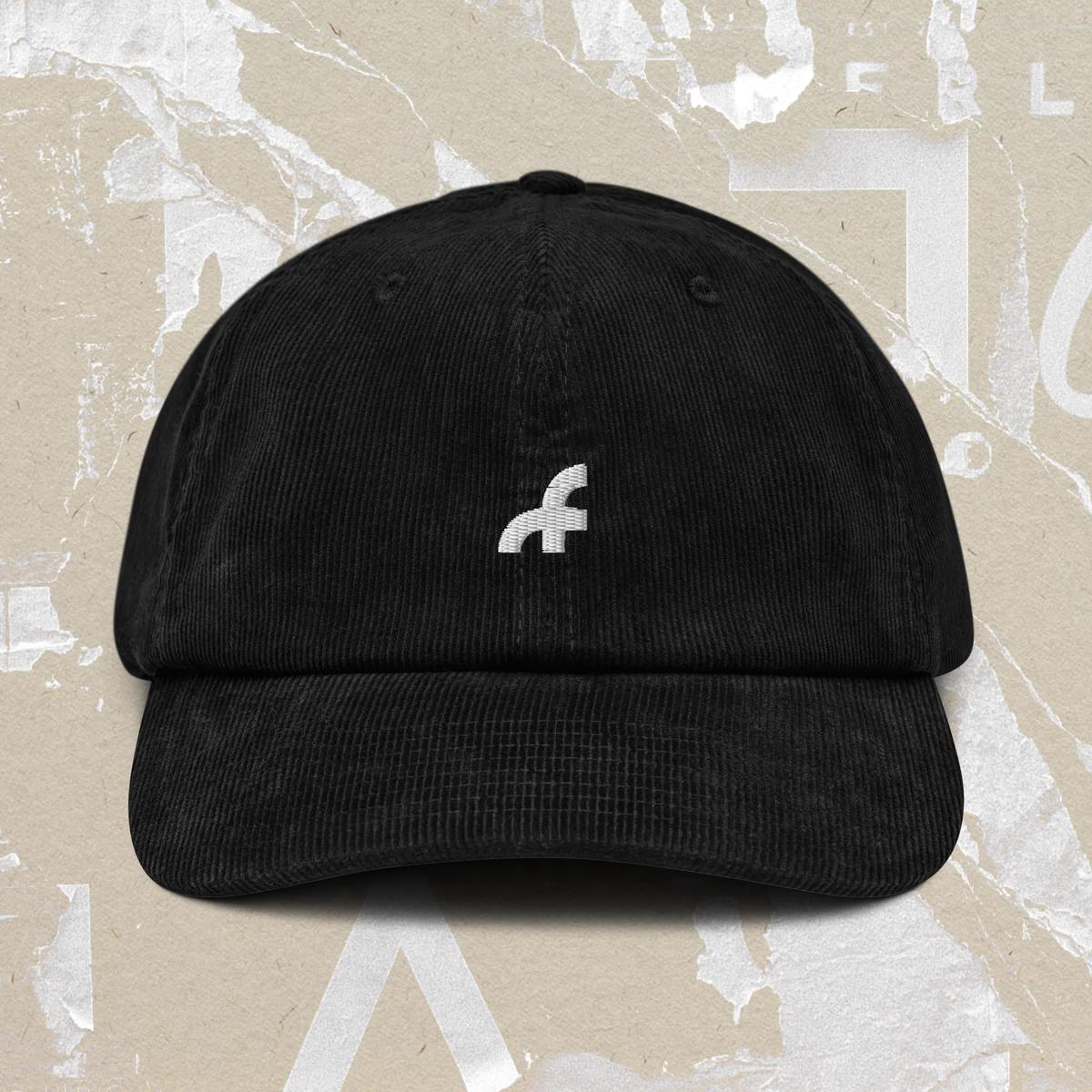 F Corduroy Cap 8211 Black