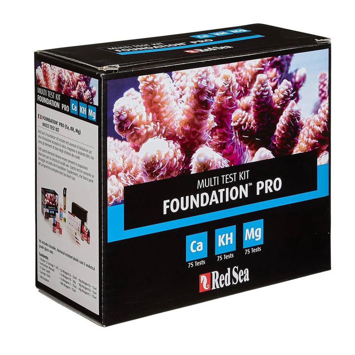 Reef Foundation Pro Multi Test Kit (Ca Alk Mg) 8211 Red Sea