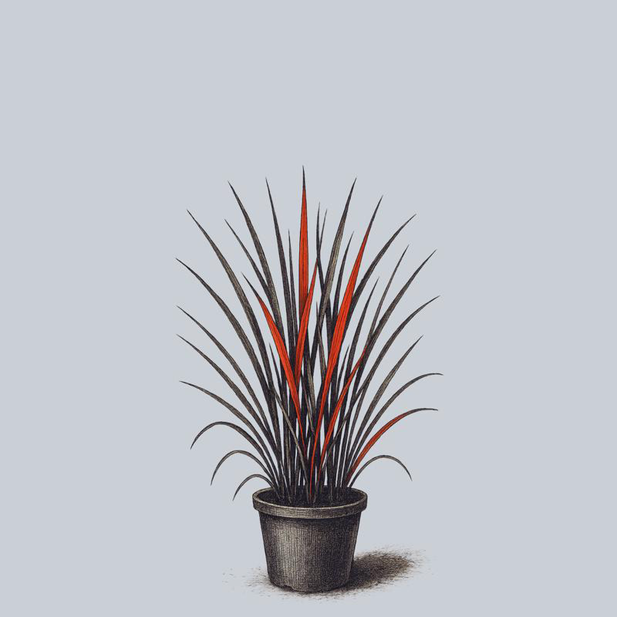 Red Baron Japanese Blood Grass 1 Gallon