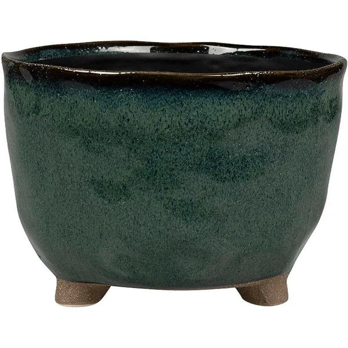 Kaat Plant Pot 18cm Height 16cm Dia Pot Petrol
