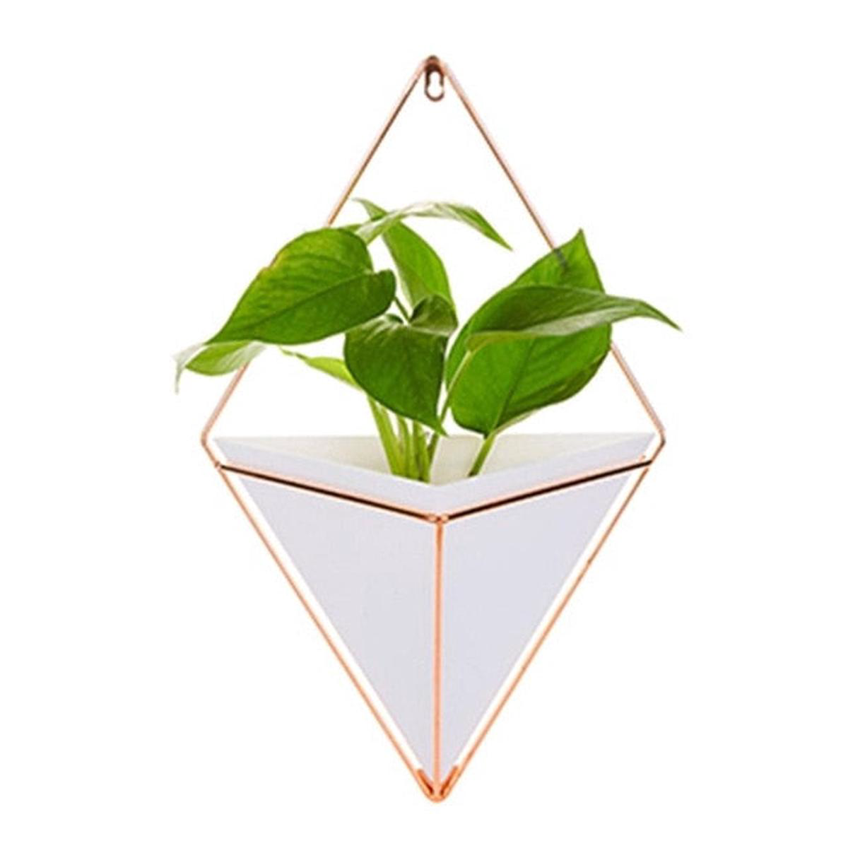 Geometric Vase 8211 White L