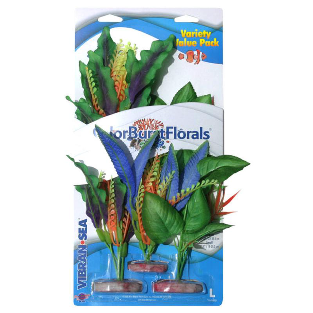 Blue Ribbon Colorburst Florals Silk Plant Variety 3 Pack Large