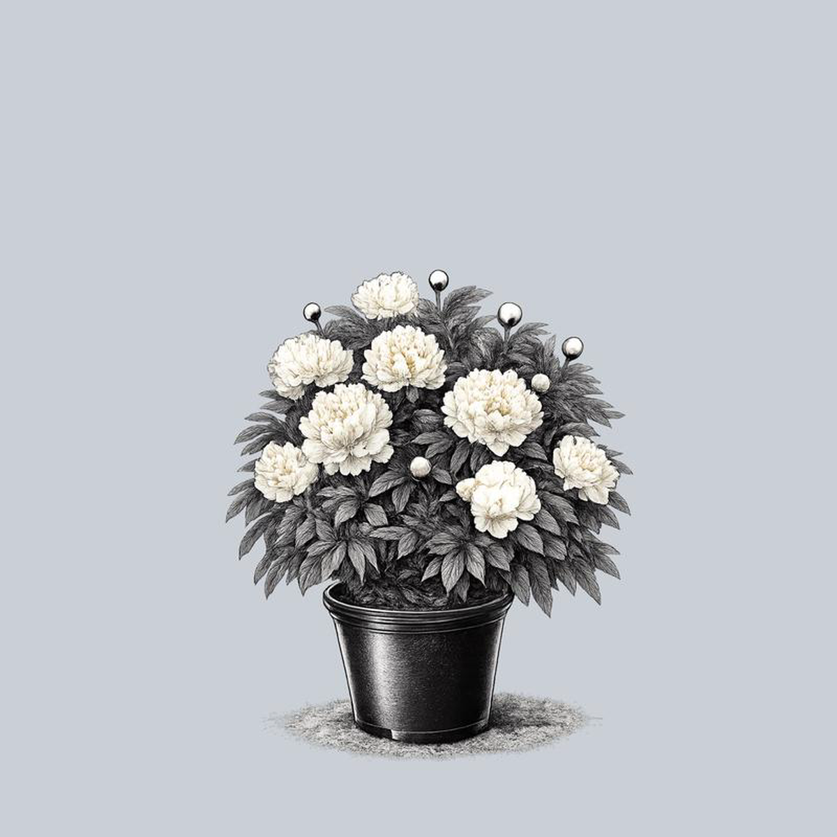 Duchesse de Nemours Peony 2 Gallon