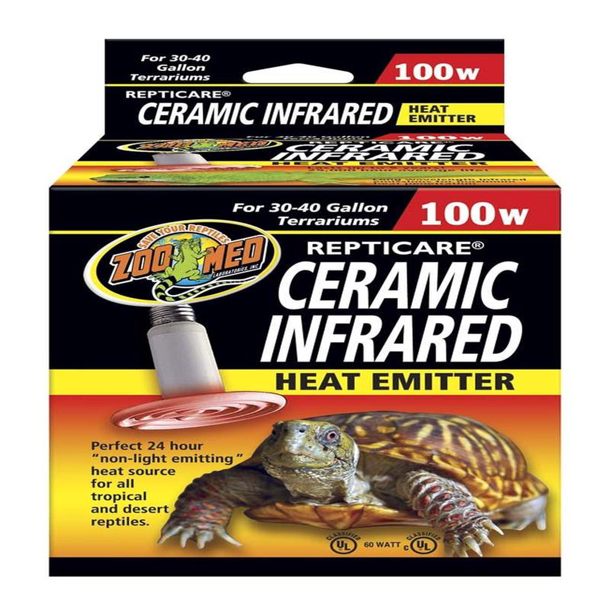 Zoo Med ReptiCare Ceramic Infrared Heat Emitter 8211 100 W