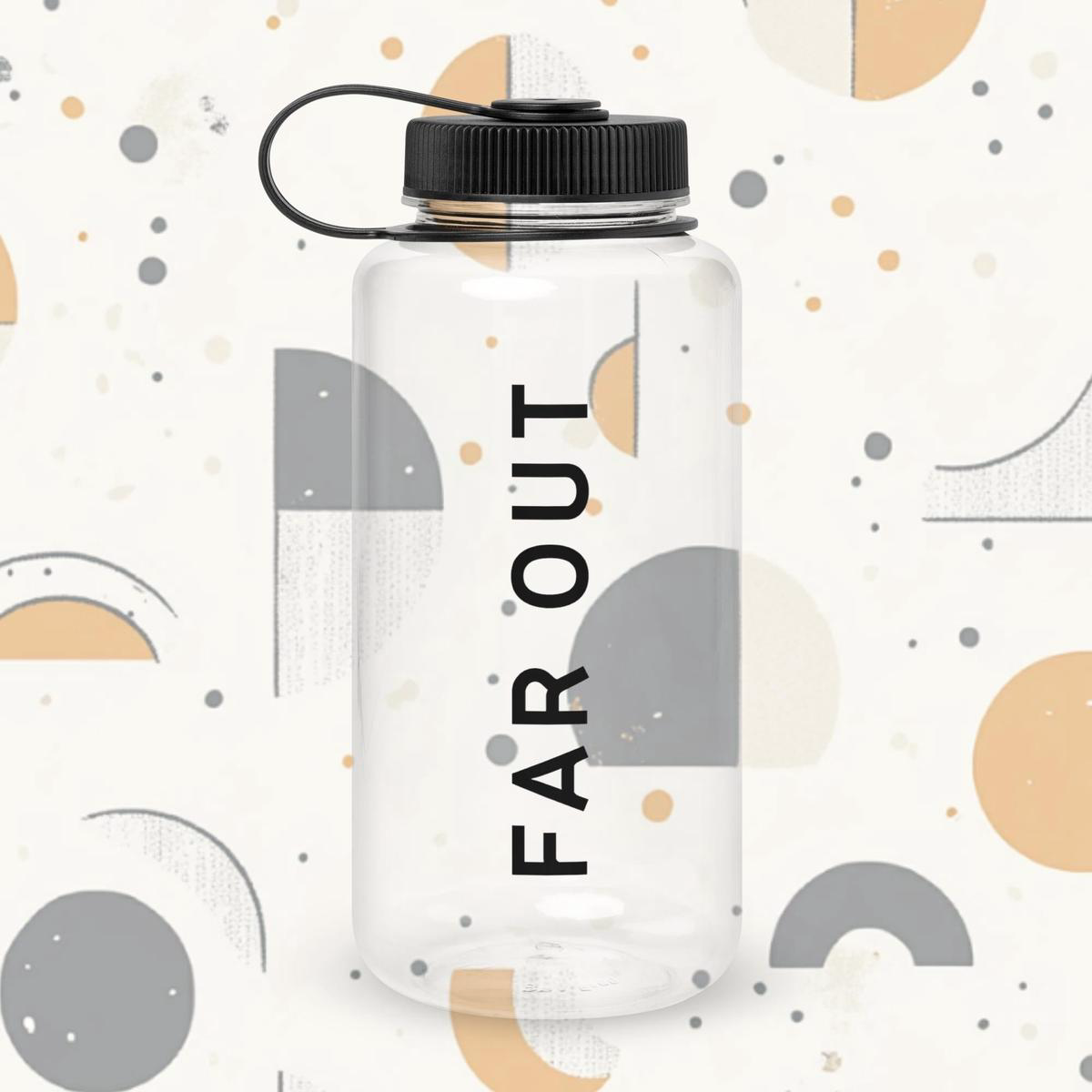 Far Out Wide Water Bottle 8211 Clear