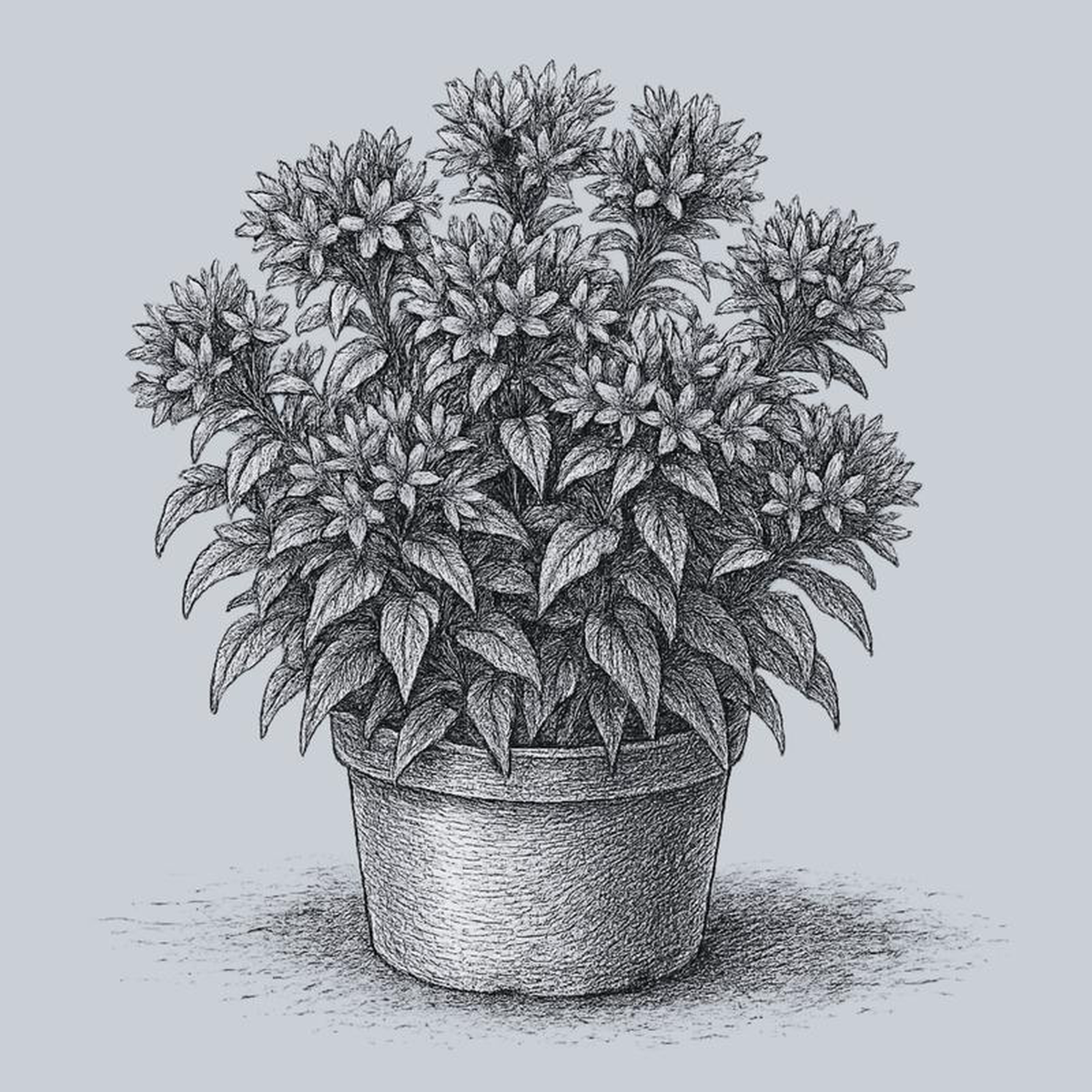 Genti White Clustered Bellflower 1 Gallon
