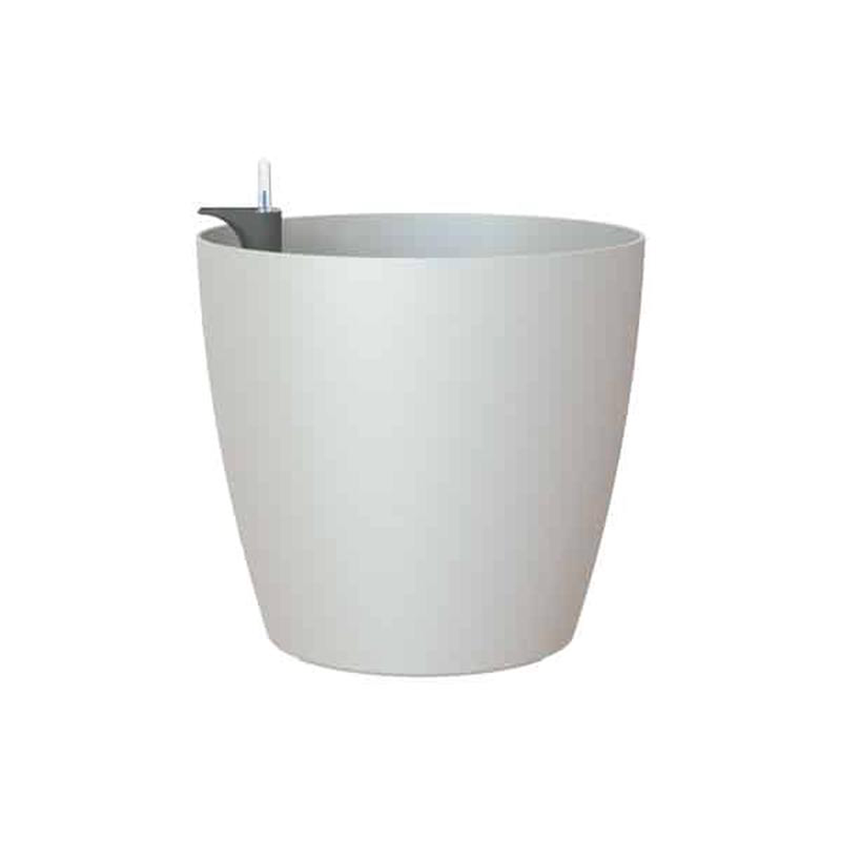 San Remo Matte Pot Self Watering System Light Grey
