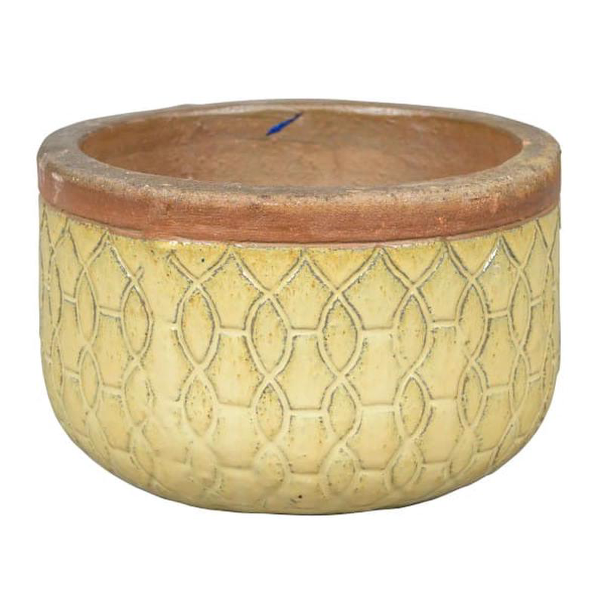 Berlin 4-04LT Ochre Yellow Bowl Planter
