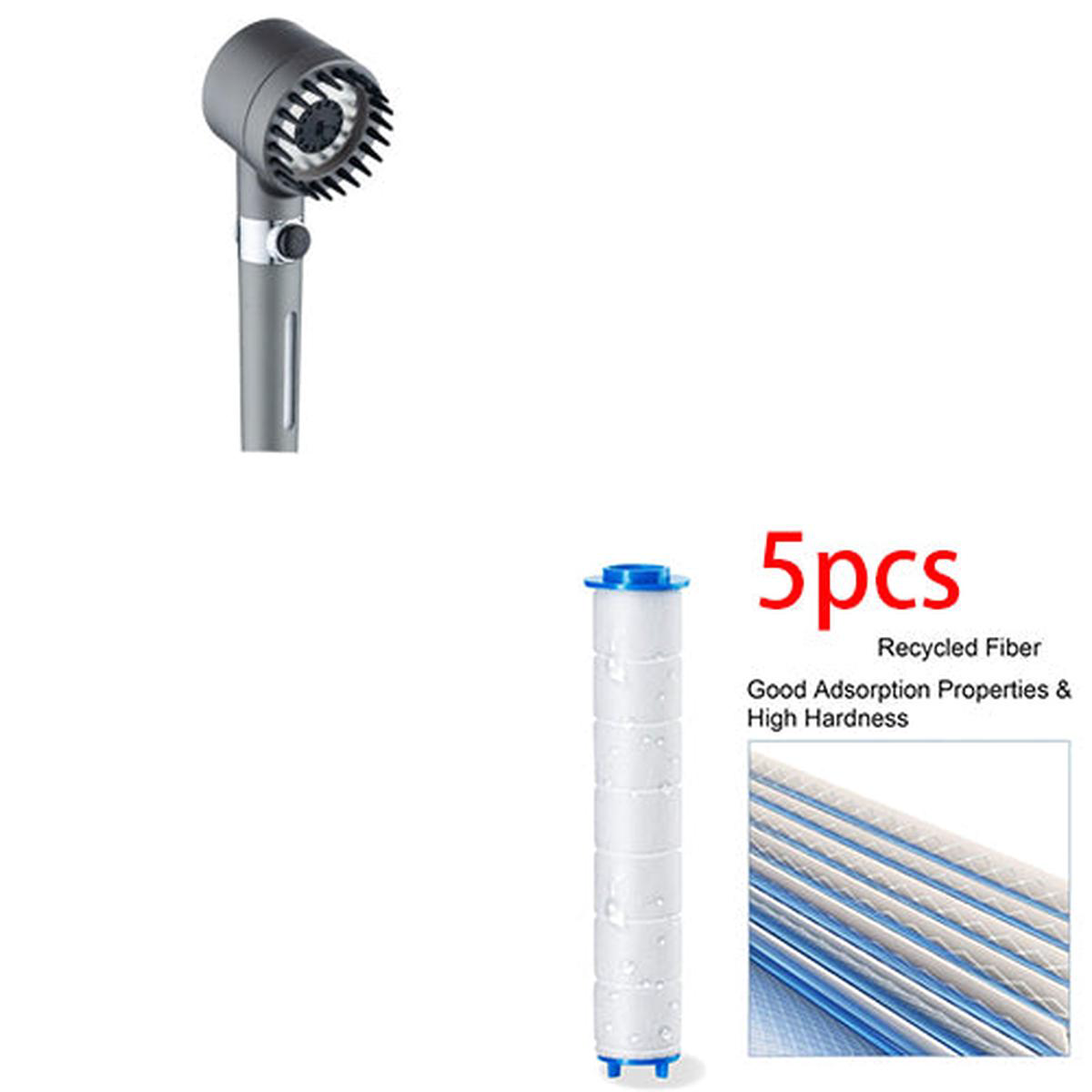 3 Modes Shower Head High Pressure Showerhead Portable Filter Rainfall 8211 Set3