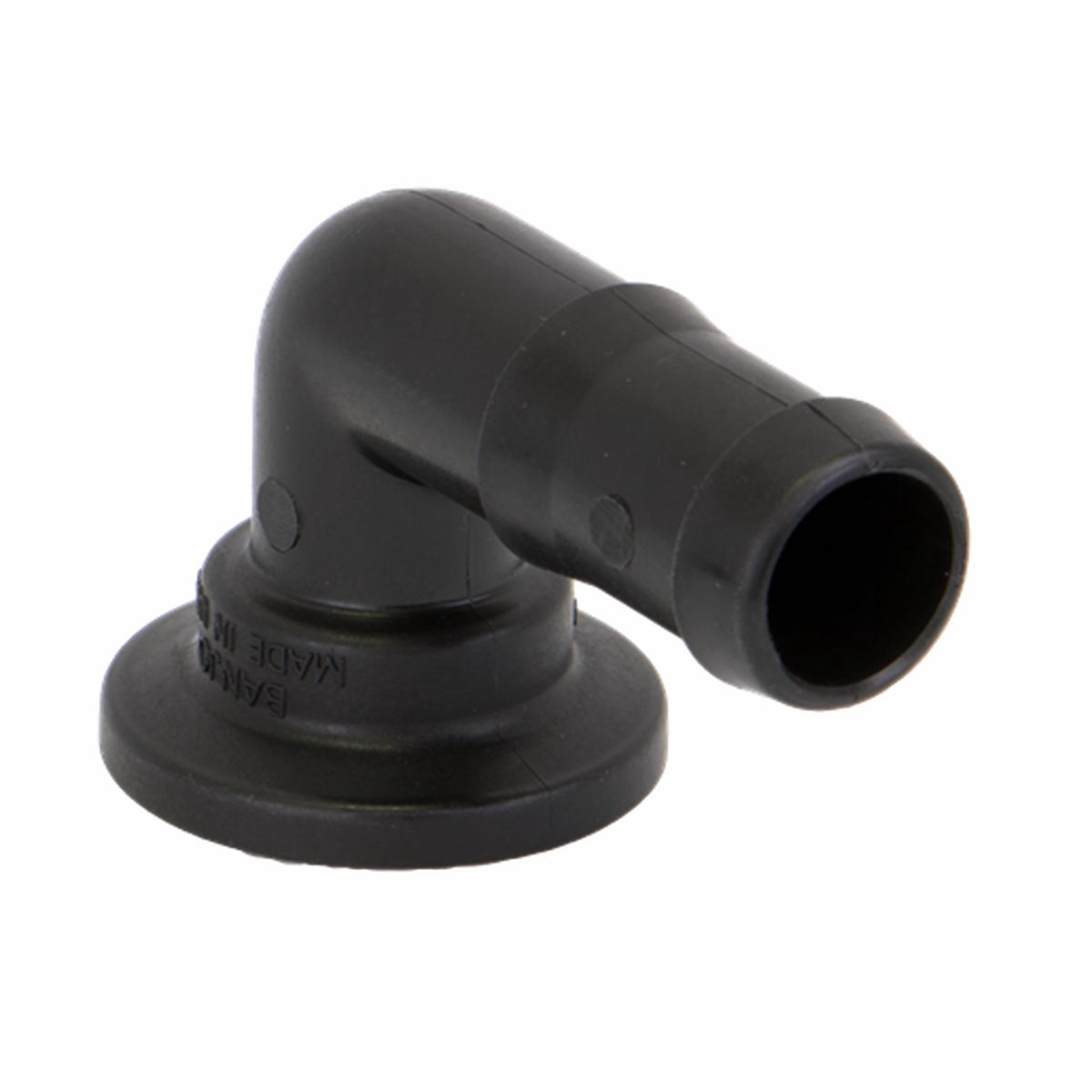 Banjo M100BRB90 18221 Flange X 18221 90 Hose Barb Elbow