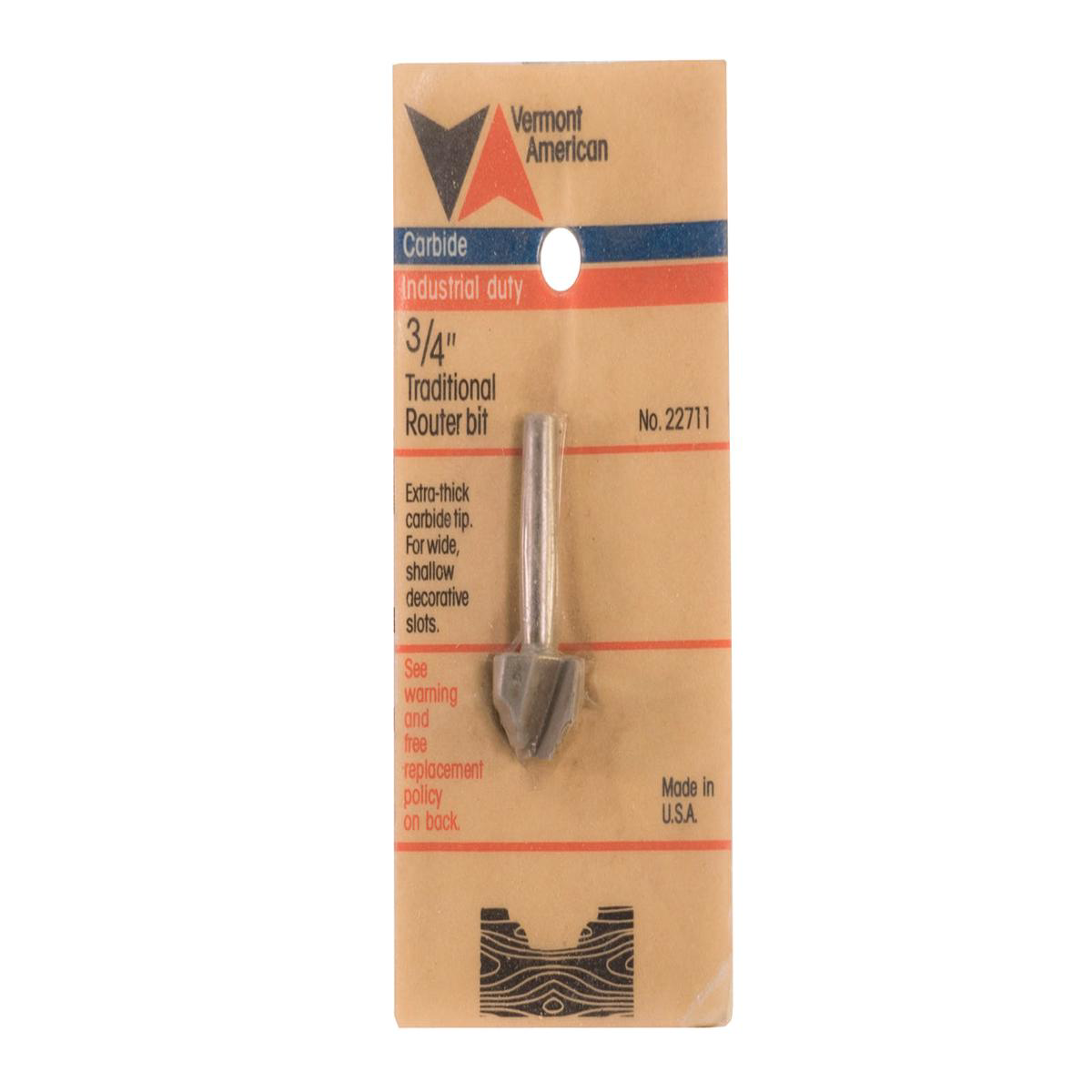 Vermont American 348221 Traditional Carbide Router Bit