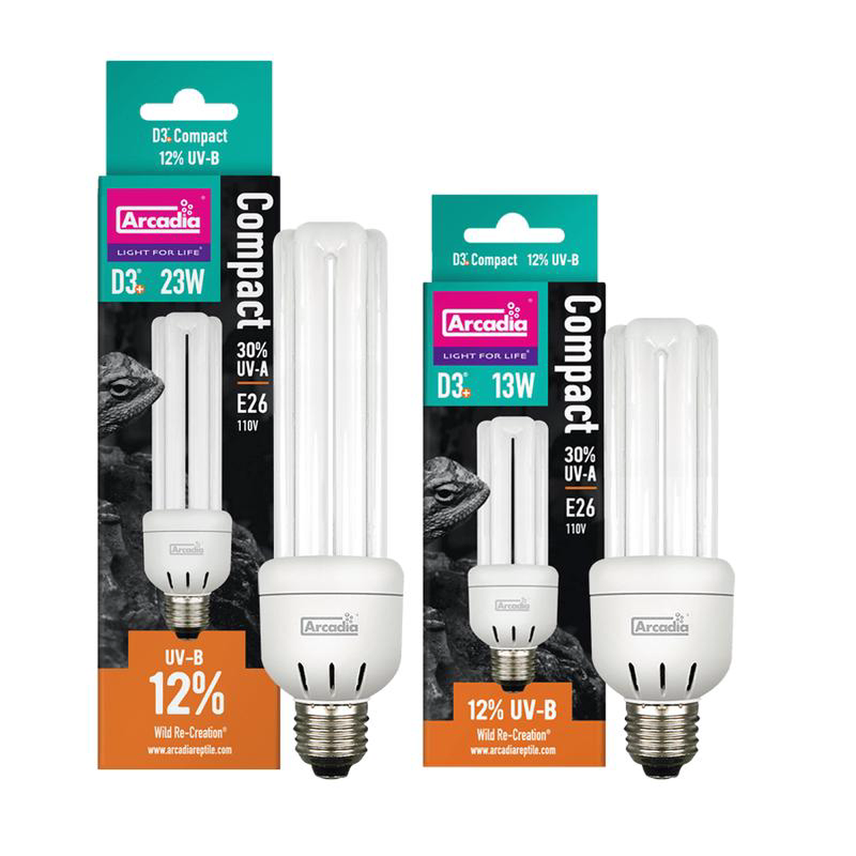 Arcadia D3 Compact 12 UVB Bulb