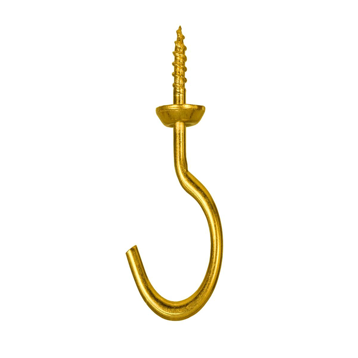 Unlacquered Solid Brass Cup Hook 8211 348221 Projection Cup Hook