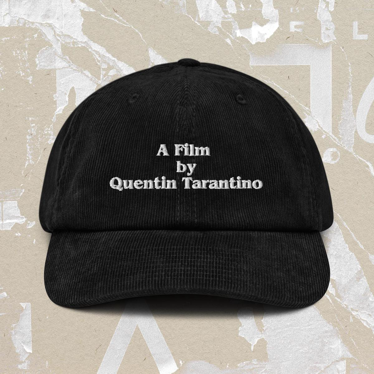 QT Corduroy Cap 8211 Black