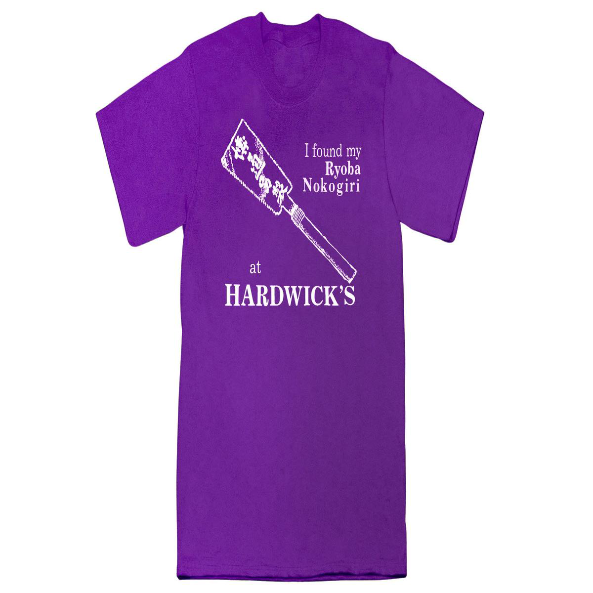 Purple 8221I Found My Ryoba Nokogiri at Hardwick8217s8221 T-Shirt 8211 XXL