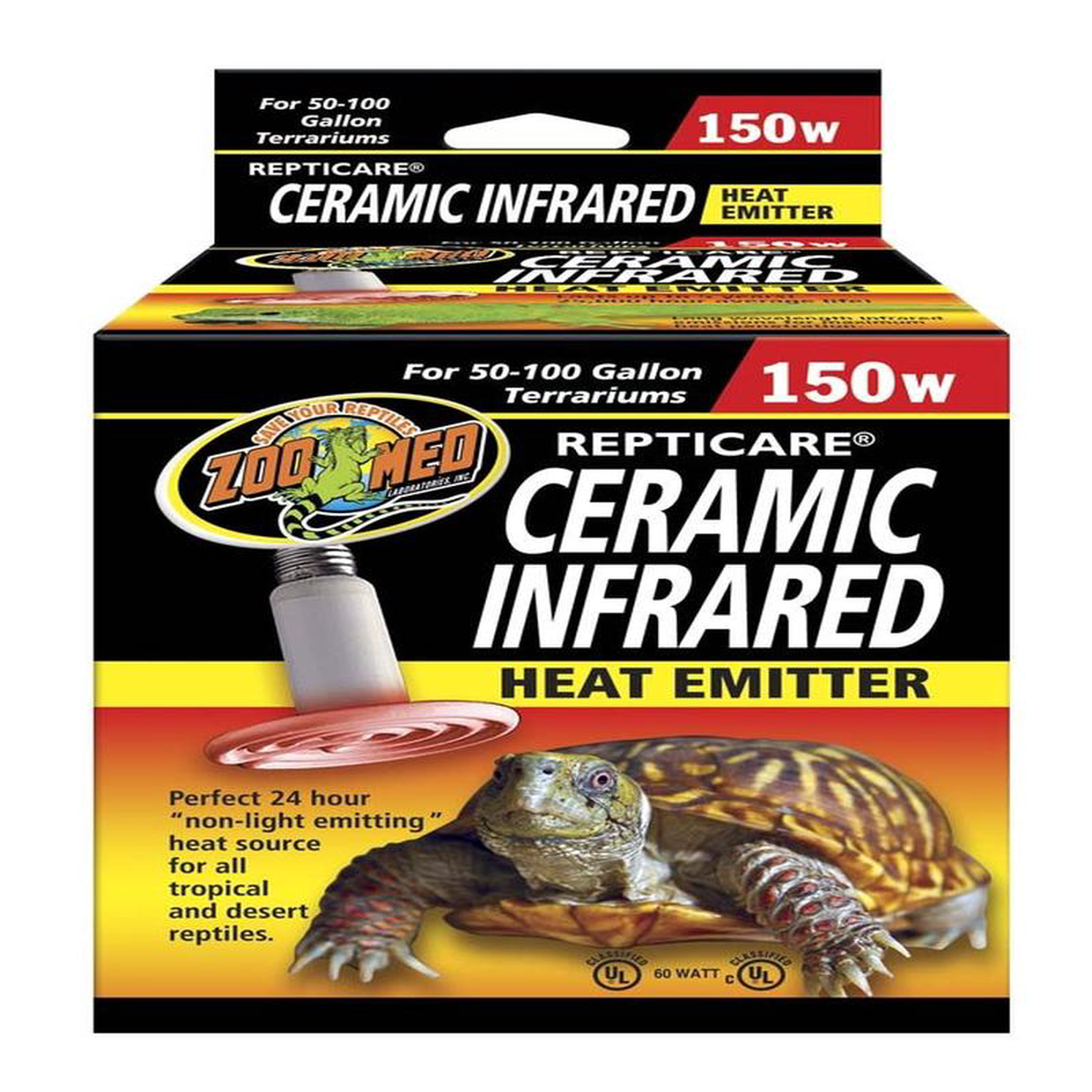 Zoo Med ReptiCare Ceramic Infrared Heat Emitter 8211 150 W