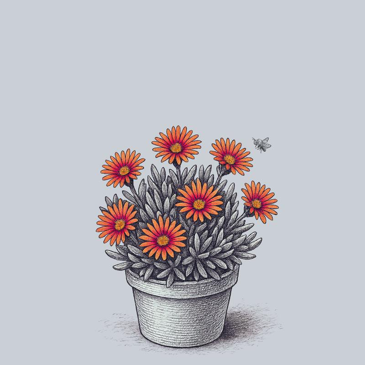 Fire Spinner Ice Plant 1 Gallon