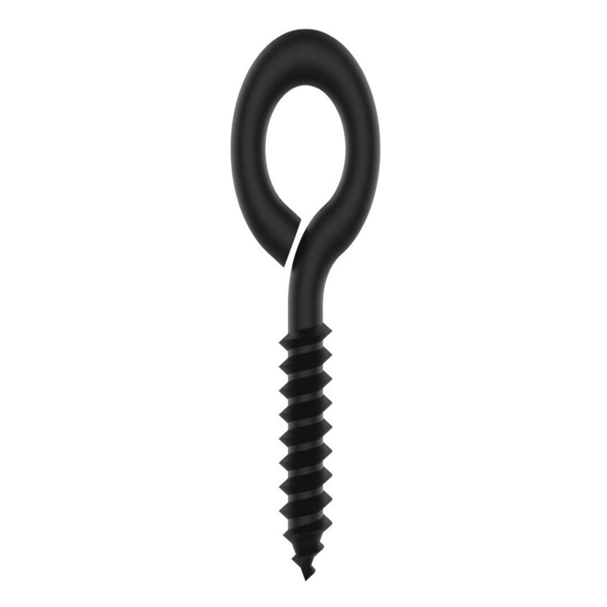 2 Black 8221Storm Shine8221 Screw Eye